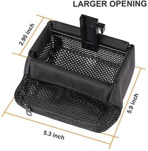 Sac de collecte en maille de nylon et acier résistant à la chaleur, fixation rapide, portable, accessoire de rangement pour équipement de randonnée en extérieur toutes saisons - Product Image 3