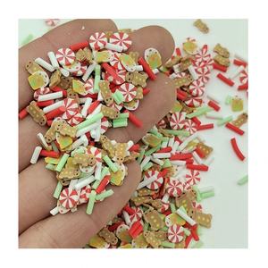Mélange de confettis et de paillettes en polymère pour artisanat de Noël, lot de 500g, argile douce, décorations pour Noël et la Saint-Valentin - Product Image 3