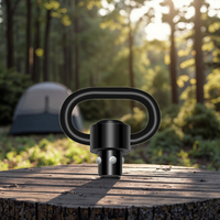 Accessoires de chasse Nouveau anneau de fixation pour sangle à dégagement rapide à bouton-poussoir pour fixation de sangle