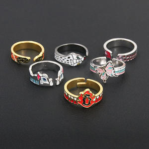 Anillo Ajustable de Alta Calidad en 13 Colores, Estilo Espada Nichirin de Tanjirou Hashira, Anillo de Aleación para Cosplay - Product Image 5
