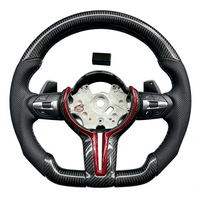 Volant en fibre de carbone à fond plat de haute qualité pour BM/W E92 E93 E60 E61, vente directe d'accessoires