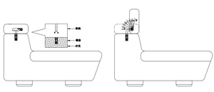 Bản lề tựa đầu ghế sofa gấp bằng kim loại OEM với chức năng đóng êm, điều chỉnh tay vịn 90-180 độ, phụ kiện bền chắc - Product Image 5
