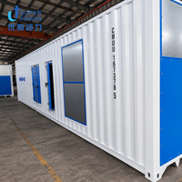 Générateur diesel triphasé 1500 kVA durable à refroidissement par eau, type conteneur, à faible bruit, pour l'industrie, directement de l'usine
