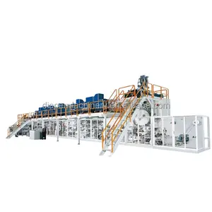 Baby Diaper Machine Korea High Quality Automatic Diaper Packing Machine Peixin Diaper Making Machine