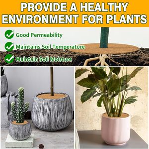 Anello di pacciame in fibra di cocco 24 pollici Coco cocco anello <span class=keywords><strong>albero</strong></span> pacciame <span class=keywords><strong>tappetino</strong></span> 100% protezione naturale <span class=keywords><strong>albero</strong></span> <span class=keywords><strong>tappetino</strong></span> copertura <span class=keywords><strong>per</strong></span> piante - Product Image 4