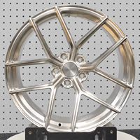 Jantes 5x120 18-22 pouces, concaves profondes, forgées, finition argent brossé, à rayons en Y, pour BMW M3 M4 Land Rover Rolls-Royce Mercedes-AMG