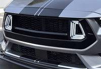 Parrilla Superior LED para Ford Mustang S650 Dark Horse GT Ecoboost 2024+, Entradas de Aire, Parrillas de Carreras, Parachoques Delantero, Kits de Carrocería