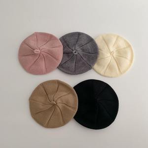 Béret pour bébé, <span class=keywords><strong>bonnet</strong></span> <span class=keywords><strong>tricot</strong></span>é d'hiver pour tout-petits avec joli nœud, chapeau français pour petites filles de <span class=keywords><strong>6</strong></span> <span class=keywords><strong>mois</strong></span> à 4 ans - Product Image 3