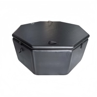 Baignoire gonflable pour 5 personnes, bain froid en PVC, spa portable pour thérapie par l'eau froide, massage, récupération physique en extérieur, certifiée CE