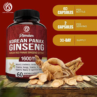 Offre Spéciale – Capsules de Ginseng, Ginsenosides, Ginkgo Biloba, Maca et Ashwagandha à Marque Blanche – Compléments Énergétiques Naturels pour Adultes 200g