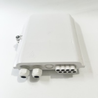 8 core ftth box plc splitter 2 plateau boîte de distribution optique 2/3 en 8 voies boîte de distribution pour équipement à fibre optique extérieur