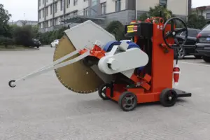 800mm Lame De Coupe Profondeur 32Cm Route Plancher Béton Cutter Machine Route Cutter Béton Cutter Avec Moteur Électrique 11Kw 15Kw 22Kw