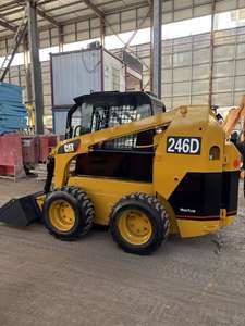 Used Mini skid steer Cat246D 3 Tons <b>Second</b> <b>Hand</b> Small Caterpillar 246D wheeled skid steer with EPA - Product Image 5