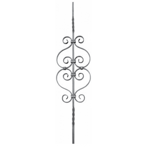 Pièces de rechange en <span class=keywords><strong>fer</strong></span> <span class=keywords><strong>forgé</strong></span> éléments de garde-corps forgés départs et barre barre de volute en <span class=keywords><strong>fer</strong></span> <span class=keywords><strong>forgé</strong></span> à chaud 950x220 12 - Product Image 1