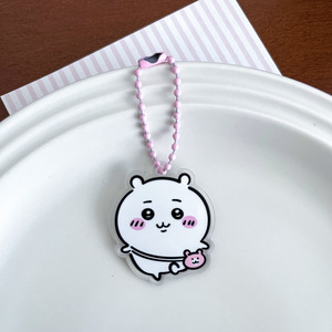 Gantungan Kunci Chiikawa Uzachiqiyikawa Kawa Small Eight Rantai Manik-Manik Kartun Liontin Gantungan Kunci - Product Image 6