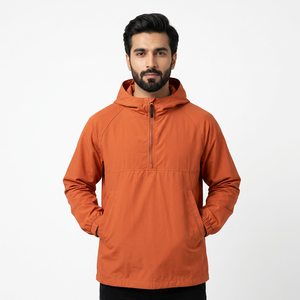 Custom <b>Men's</b> Plus Size Windbreaker <b>Jacket</b> Breathable Zip & Embroidery Decoration Thick Nylon Waterproof for <b>Summer</b> - Product Image 1