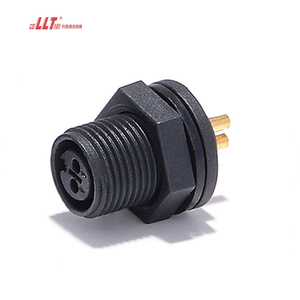 Llt dây cắm M12 2pin Bảng điều chỉnh gắn kết điện không thấm nước điện 3 4 5 6 7 8 2 + 4pin ngành công nghiệp ô tô kết nối - Product Image 6