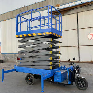 नए आउटडोर 12 मीटर पोर्टेबल मोटरसाइकिल कैंची फोर्क उच्च ऊंचाई इलेक्ट्रिक उठाने 0.5 टन ट्राइसाइकिल हाइड्रोलिक लिफ्टिंग प्लेटफॉर्म - Product Image 3
