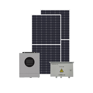 Sistema de Energía Solar Completo de 5kW, Inversor Monofásico Conectado a la Red MPPT, Paneles Monocristalinos para Uso Doméstico, Batería de Iones de Litio - Product Image 1