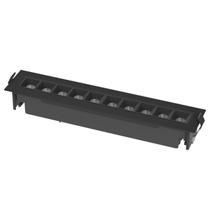 Nuevo Diseño Empotrado <span class=keywords><strong>Rectangular</strong></span> Ajustable de 30W, <span class=keywords><strong>Downlight</strong></span> <span class=keywords><strong>LED</strong></span> Lineal de Aluminio con Rejilla, 20W, Clasificación IP20, Alto CRI 90 - Product Image 1