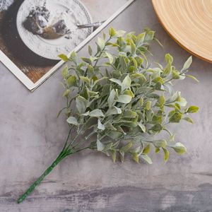 Panier suspendu CallaFloral avec plante d'eucalyptus artificielle, décoration intérieure et extérieure, style rotin naturel, jardinière murale - Product Image 3
