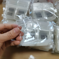 Sacs à fermeture éclair en gros pour l'emballage de bijoux, PVC transparent avec logo imprimé sur écran, tailles personnalisées et conception refermable