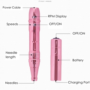 Máquina Inalámbrica para Tatuaje de Cejas PMU con 2 Baterías, Kit de Entrenamiento para Microblading y Microshading - Product Image 6