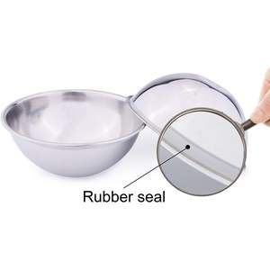 Bol en acier inoxydable Super Design M1 avec couvercle pour l'alimentation des chats et des chiens - Product Image 3