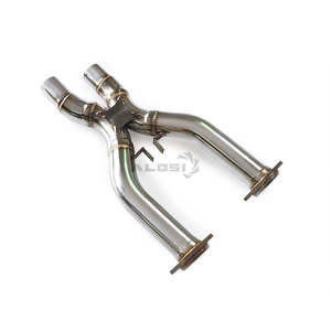 Tubo di Scarico di Qualità Superiore a X con Silenziatore per <span class=keywords><strong>Ferrari</strong></span> <span class=keywords><strong>Enzo</strong></span> 6.0L 2002-2009, Tubo di Scarico Catback in Acciaio Inossidabile - Product Image 6