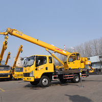 Nouvelle technologie Grue à flèche de 8 tonnes Grue mobile Composants Liyuan Haute efficacité pour la construction Hauteur de levage 26,5 m