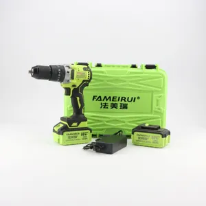 Power Tools Kits Rechargeable Lithium Brushless Electric Cordless Screwdriver Drill Cordless Wrench Toolbox Combination Tool Set