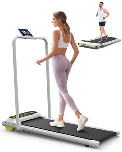 EU Customized Desk Use 2.5hp Motor Foldable Wholesale 2-in-1 Home Exercise Gym Walking Pad - Product Image 2