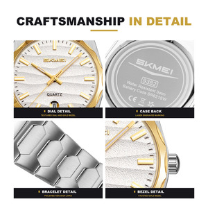 Nuevo Modelo de Reloj de Lujo con Logotipo Personalizado, Reloj de Cuarzo para Hombre, Acero Inoxidable de Alta Calidad, Resistente al Agua, Venta al por Mayor Transfronteriza - Product Image 4