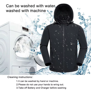 سترة تدفئة كهربائية قابلة لإعادة الشحن للرجال والنساء مقاومة للماء للرياضات الخارجية والتزلج والمشي لمسافات طويلة - Product Image 4