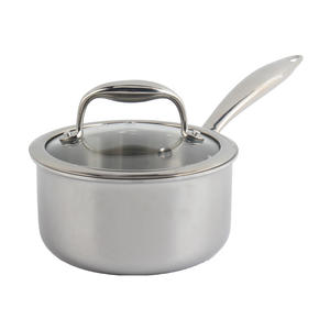 <b>Stainless</b> <b>Steel</b> <b>Saucepan</b> with Lid, Triply Thick Bottom Sauce Pan - Product Image 5