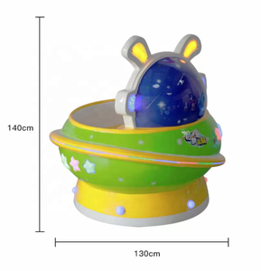 Fun Park Electric Coin-Operated Video <span class=keywords><strong>Arcade</strong></span> Games Machine Rotating <span class=keywords><strong>Kiddie</strong></span> Rides para niños Diversión de fibra de vidrio para niños - Product Image 1