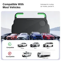 Meja Lipat 3-in-1 untuk Setir Mobil, Tempat Laptop, dan Wadah Makanan, Portabel, Workstation Pengemudi untuk Perjalanan dan Makan