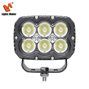 ไฟ LED พ็อดแบบฝังในตัวพร้อมปลั๊ก <span class=keywords><strong>DT</strong></span> กำลังไฟ 60 วัตต์ ขนาด <span class=keywords><strong>5.2</strong></span> นิ้ว แสงสปอต 5000 ลูเมน กันน้ำ สำหรับรถบรรทุกหนัก SUV รุ่น LML-0301-60 - Product Image 1