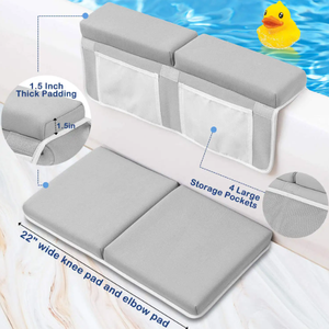 Bé tắm kneeler và khuỷu tay phần còn lại Pad Set bé tắm hỗ trợ cho đầu gối và khuỷu tay - Product Image 2