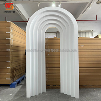 Moderno y Elegante Set de Arco y Pedestal de Acrílico Personalizado para Decoración de Eventos de Baby Shower y Fiestas de Cumpleaños