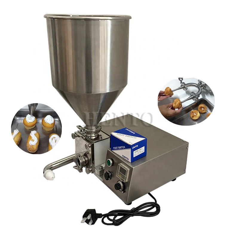 High Efficiency Easy Operation Cake Cream Jam Filling Machine / Donut Injector / Cream Puff Filling Machine