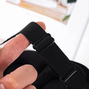 มาส์กปิดตาสำหรับถ้วยนอนพร้อมสายรัดยางยืดสำหรับ3D สีดำเที่ยงคืน - Product Image 5