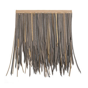 หลังคามุงจากบ้านเคอลาชุดเคอร์ลาที่มีการป้องกันฟ้าผ่ากระท่อมไม้ซุงที่มีอายุยืนยาวดูทำจากตลาดอินโดนีเซียมัลดีฟส์ - Product Image 1