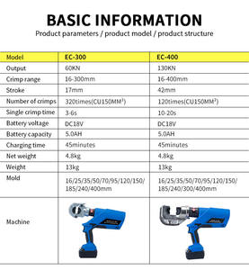 Herramientas de prensado de batería de alta calidad/herramientas de prensado de cables herramienta de Prensado hidráulico - Product Image 5