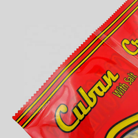 Bâtonnets de pain Biscuits sac d'emballage en plastique dos pochette à joint moyen logo personnalisé imprimé sac alimentaire pour Cuban Galletas