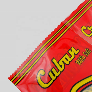 Breadsticks Galletas Bolsa de embalaje de plástico Bolsa de sello medio trasero Logotipo personalizado Bolsa de comida impresa para Galletas cubanas - Product Image 5