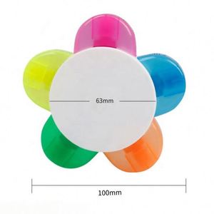 Marcadores Vibrantes en Forma de Flor - Marcadores Coloridos para Estudio, Oficina y Regalos Promocionales - Product Image 4