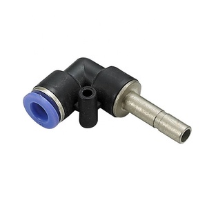 Corps en plastique léger connecteur mâle un raccord tuch filetage mâle long coude raccord pneumatique - Product Image 2