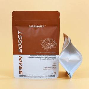 كيس بلاستيكي برباط واقي ذاتي الغلق من رقائق الألومنيوم غير لامع مطبوع مخصص قابل لإعادة الإغلاق - Product Image 2