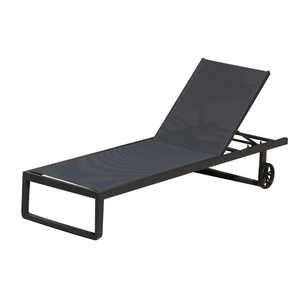 Chaise longue de jardin réglable pour l'extérieur, idéale pour la piscine et la plage - Product Image 4